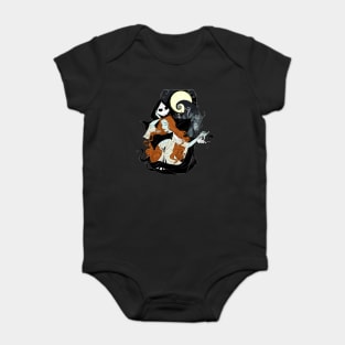 Gothic Love: Jack and Sally Baby Bodysuit